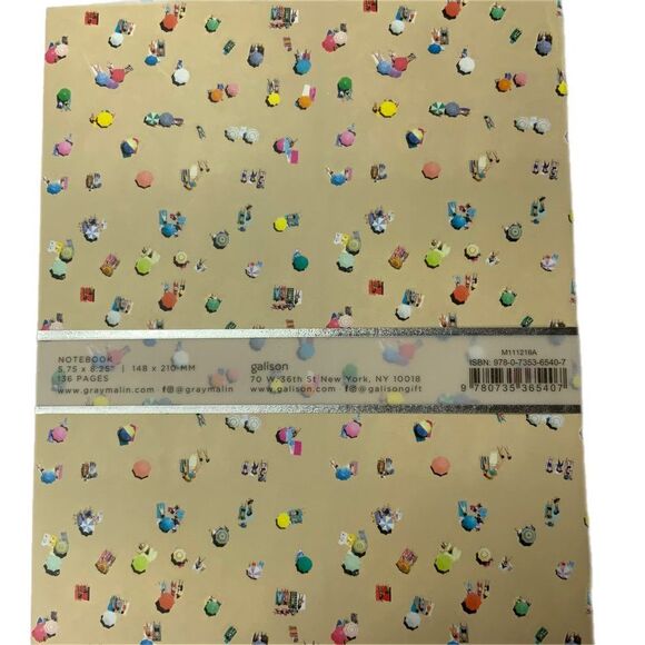 NEW Gray Malin The Beach A5 Notebook Journal Aerial Photo Umbrellas 136 pages - Picture 6 of 10